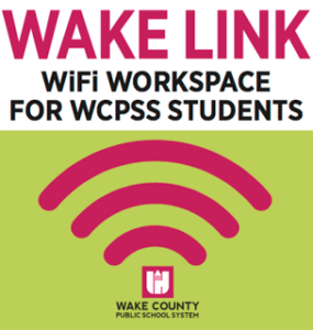 WAKE-LINK Partner: Fuquay Coworking. WiFi Workspace for Wake County Public School Students (WCPSS)